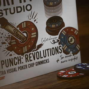Sucker Punch: Revolutions - Zsetonbűvészet szett - FULL PACK - 4,5 óra videós mesterkurzus + trükkös zsetonok